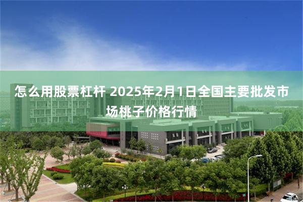 怎么用股票杠杆 2025年2月1日全国主要批发市场桃子价格行情